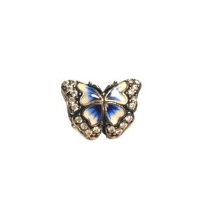 Pandora Blue and White Butterfly Charm Bracelet
